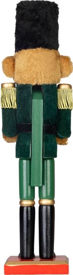 Decoration MagicHome Christmas, Nutcracker, green, 9x8x38 cm