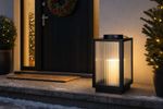 Lampáš MagicHome Vianoce, 1xLED teplá biela, 3xAA, IP20, 22x22x38 cm
