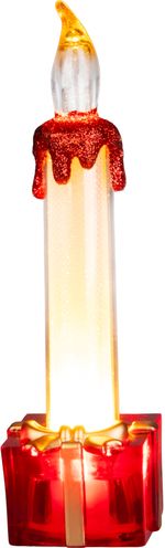 Candle MagicHome Christmas, 1xLED warm white, 3xLR44, 4.8x4.8x16cm