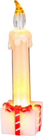 Candle MagicHome Christmas, 1xLED warm white, 3xLR44, 4.8x4.8x16 cm