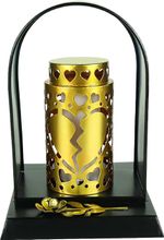 Decoration MagicHome, Candle, IP44, grave, solar, 17x15x21 cm
