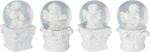 Decoration, Snow Globe, Angel, polyresin, 45x45x60 mm, 70g, Sellbox 12pcs