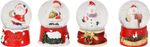 Decoration, Snow Globe, polyresin, glass, 63mm, 45x45x63mm, sellbox 12 pcs
