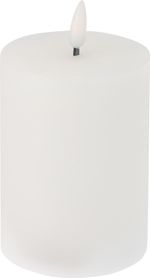 Gyertya, LED, fehér, időzítő, beltéri, 75x75x100mm, sellbox 12 db