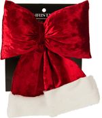 Decoration, Bow, red, 30cm