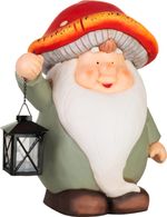 Decoration MagicHome Nature, old man with lantern, magnesia, 25x31x38 cm