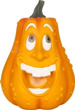 Decoration MagicHome Nature, smiling pumpkin, polyresin, 13x13.3x18.6 cm