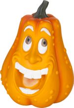 Decoration MagicHome Nature, smiling pumpkin, polyresin, 13x13.3x18.6 cm