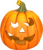 Decoration MagicHome Nature, pumpkin, magnesia, 21.5x22x23.5 cm