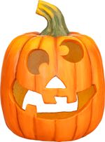 Decoration MagicHome Nature, pumpkin, magnesia, 23.5x24.5x31 cm