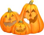 Decoration MagicHome Nature, pumpkin, magnesia, 25x37.5x28 cm