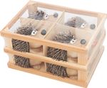 Decoration MagicHome Nature, hedgehog, terracotta, 14x20x11 cm, pack of 4 pcs