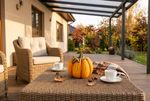 Decoration MagicHome Nature, pumpkin, terracotta, 18.4x17.6x17 cm