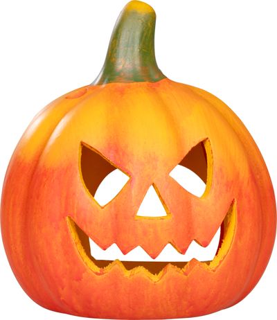Decoration MagicHome Nature, Pumpkin, 16x15x18 cm, terracotta