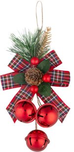 Decoration MagicHome Christmas, hanging, red, 15 cm