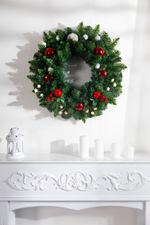 Flower MagicHome Christmas, white, 8.5 cm