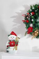 Decoration MagicHome Christmas, Snowman, 30.5 x 21.5 x 48 cm