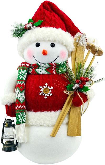 Decoration MagicHome Christmas, Snowman, 30.5 x 21.5 x 48 cm