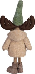 Decoration MagicHome Christmas, Reindeer, boy, 22 x 14 x 53 cm