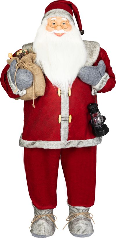 Decoration MagicHome Christmas, Santa, red, 120 cm