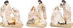 Decoration, Nativity Scene - Birth of Jesus, 14x9x18 cm, mixed designs