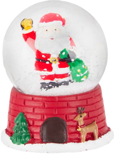 Snežítko Santa a snehuliak, 5,5x5,5x8 cm, Sellbox 12ks