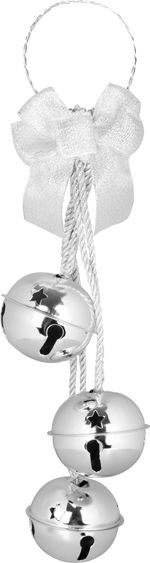 Decoration Door Bells, silver, 14x14x46 cm