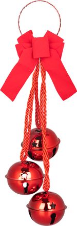 Decoration Door Bells, red, 14x14x46 cm