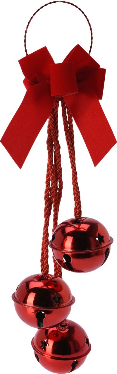 Decoration Door Bells, red, 14x14x46 cm