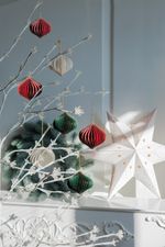 Decoration for Christmas Tree, Ball, 8 cm, mix colors, Sellbox 12 pcs