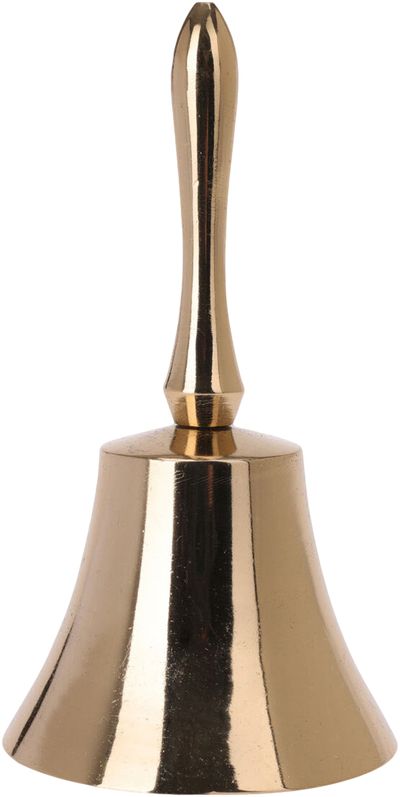 Bell, 11x5.5 cm, gold