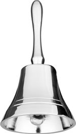 Bell, 11x5.5 cm, silver