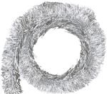 Girlanda, 9cm x 10m, strieborná
