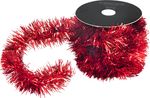 Garland, 9cm x 10m, red