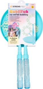 Strend Pro Bubble Blower, for large bubbles, 3-piece set, 2x 90 ml