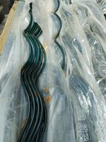 2.TRIEDA Tyč GS2 2000/7 mm, špirálová, drôtená, zelená, oporná k rastlinám a paradajkám