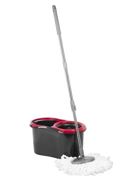 GRADE 2 Cleaning set Strend Pro TURBOSTAR BLACK EDITION 13L, spin mop, telescopic