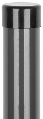 2.TRIEDA Stĺpik Strend Pro METALTEC, 48/1750/1,25 mm, antracit, okrúhly, čiapočka, Zn+PVC, RAL7016