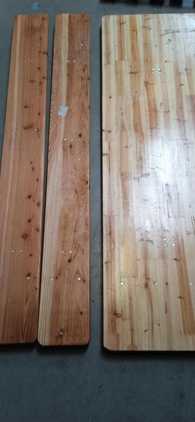 2.TRIEDA Set pivný DORTMUND Max, stôl 220x70x77 cm, 2x lavica 220x25x47 cm, drevo 27 mm