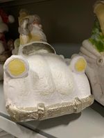 2nd CLASS Decoration MagicHome Christmas, Santa in a car, retro, ceramic, 46.50x19.50x31.50 cm